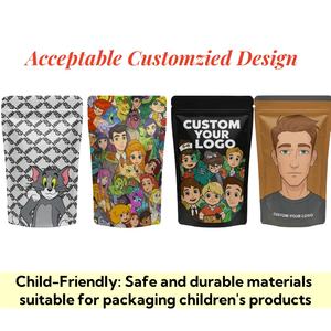 Bolsas de Mylar de 3.5g Resistentes a Niños con Impresión Personalizada, Bolsa con Cierre Hermético para Envasado de Alimentos Comestibles, Té, Dulces y Polvos - Product Image 3