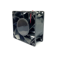 Ventilateur DC 12V/24V/48V VDC, refroidissement 80x80x38mm, axial compact, pales en plastique sans balais, faible bruit, 8000 tr/min, 177g, OEM, 19.2-48W