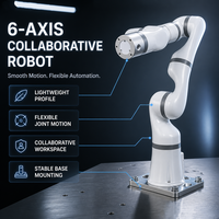 Lengan Robot Hirobot A2CA-610 Baru Memiliki 6 DOF, Berat 8,95 Kg, dan Mampu Membawa Beban Hingga 10 Kg.