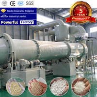 Ligne de production d'engrais organiques et inorganiques composés 2-5T/H, solution de granulation rotative entièrement automatique à tambour, à bas prix
