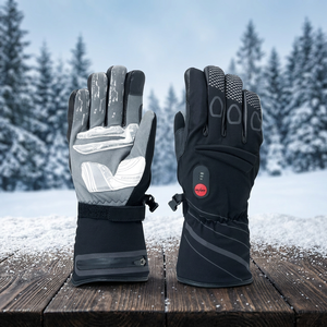 Gants de ski d'hiver pour hommes et femmes, en spandex, imperméables, coupe-vent, protection des paumes, compatibles écran tactile, chauds, pour snowboard, motoneige, déneigement - Product Image 3