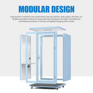 Prefab kantoor, geprefabriceerde modulaire rookpod, woonkamer, tuinkamer, <span class=keywords><strong>capsule</strong></span> pods, mobiele stille akoestische cabine - Product Image 5