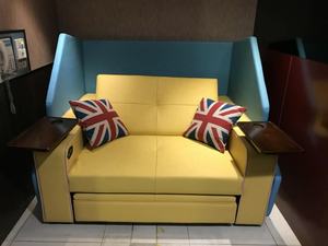 Sofá <span class=keywords><strong>cama</strong></span> de <span class=keywords><strong>cine</strong></span> privado personalizable, nuevo diseño, cuero sintético - Product Image 2