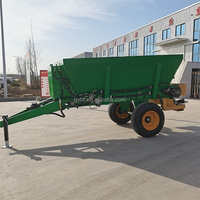 Tracteur agricole à attelage 3 points Épandeur d'engrais Semences d'herbe avec composant à noyau de pompe Épandeur applicable
