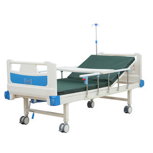 Прямая поставка с завода, однократная ручная Больничная койка с двухсторонним колесом, модель 4, Китай - Product Image 6