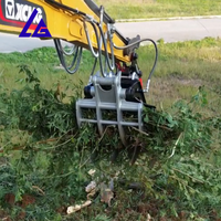 Grappin de défrichage Scorpion à structure renforcée pour le chargement de bois et les opérations forestières
