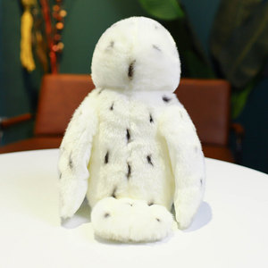 Venta al por mayor simulación búho juguetes de <span class=keywords><strong>peluche</strong></span> animales de <span class=keywords><strong>peluche</strong></span> <span class=keywords><strong>blanco</strong></span> personalizado ojos brillantes decoración del hogar - Product Image 3