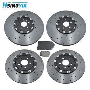 Rotor de disque de frein arrière en céramique de carbone Hsingyik pour <span class=keywords><strong>Audi</strong></span> <span class=keywords><strong>A6</strong></span> C8 A7 RS6 RS7 Q8 RS 4K0615601A 370X30MM - Product Image 6