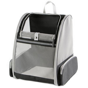Kedi ve küçük köpek taşınabilir nefes katlanabilir 600D + naylon evcil hayvan taşıyıcı sırt çantası açık - Product Image 1
