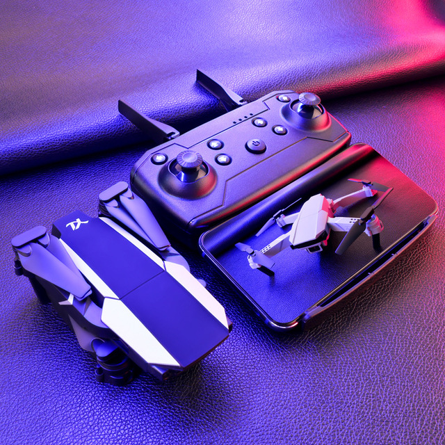 S62 Foldable Drone 2.4G Professional Mini WiFi Drone 4K Dual Camera GPS Drone Fpv Rc Gesture Led Light Quadcopter for Kids