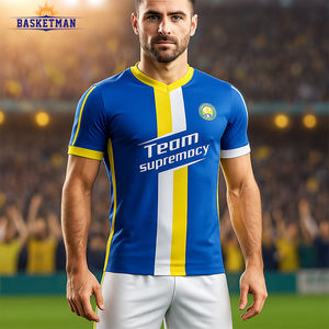 Werbe angebot Roupas De Futebol Adult Großhandel Fußball trikots Benutzer definiertes Fußball-Kit Schnellt rockn ender Digitaldruck Fußball uniform - Product Image 1