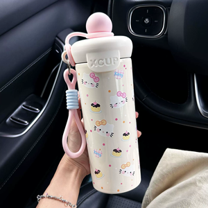 Vente en gros de tasses à <span class=keywords><strong>café</strong></span> personnalisées en acier inoxydable avec couvercle, doublure en <span class=keywords><strong>céramique</strong></span>, thermos, gobelet de voiture, <span class=keywords><strong>peinture</strong></span> spéciale - Product Image 2