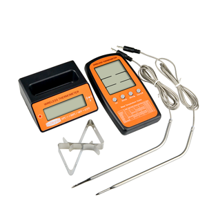 Termómetro de cocina ABS inalámbrico de doble sonda, alarma de temperatura alta/baja para carne, carne, barbacoa y horneado, OEM ODM - Product Image 6