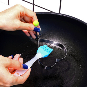 <b>Silicone</b> oil brush, kitchen high-temperature resistant barbecue brush, baking brush, BBQ brush, cake oiling <b>tool</b>, small brush - Product Image 1