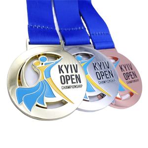 Médaille en métal <span class=keywords><strong>de</strong></span> bali personnalisée en alliage <span class=keywords><strong>de</strong></span> Zinc Sports 3D médailles commémoratives en or plus robustes avec ruban et boîte - Product Image 4