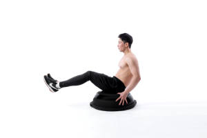 Nouveau ballon d'équilibre de vibration de massage de tissu demi-profond balle de <span class=keywords><strong>yoga</strong></span> pour la relaxation musculaire et l'exercice - Product Image 3