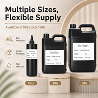 Yunzuan Vente en gros 1KG 3KG 5KG Gel à ongles en vrac, Top Coat Mat Cristal, Gel de Base, Colle pour Ongles, Gel Blooming OEM ODM