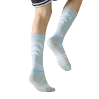 Chaussettes de basketball professionnelles Elite Crew pour hommes, tricotées, avec revers, semelle en tissu éponge, absorbantes, respirantes, antidérapantes, en coton pour l'automne