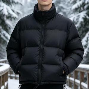 Chaqueta ligera y cálida con capucha, resistente al viento, abrigo de invierno, chaqueta de plumón para hombre para zonas montañosas. - Product Image 6