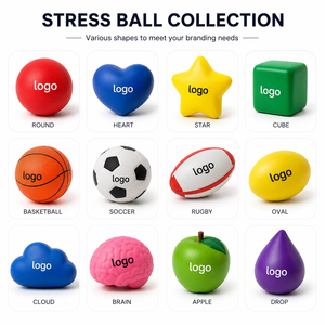 Pelota Antiestrés de Espuma de PU con Logotipo Impreso al por Mayor, Diámetro de 6.3cm y 7cm, Forma Redonda, para Aliviar la Presión y el Estrés, para Promoción - Product Image 5