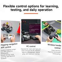 Modelo de IA de Gran Escala ROS2 ROSMASTER M1 Robot Compatible con Jetson NANO 4GB Orin NANO SUPER RDK X5 Raspberry Pi5