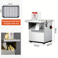 Picadora de Alimentos Comercial Segura con Motor de 220V y Bajo Nivel de Ruido para Guarderías, Plantas de Procesamiento de Frutas y Verduras, Procesamiento de Patatas