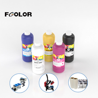 Encre Pigmentée Blanche FCOLOR DTF 1000ML pour Imprimante DTF XP600 I3200 TX800 Haute Opacité Transfert Direct sur Film par Chaleur