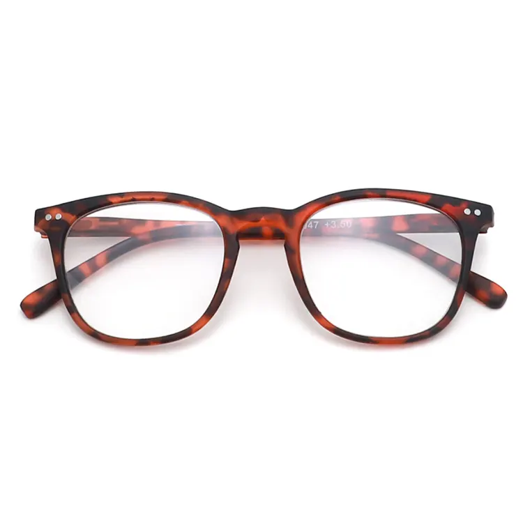 高品質のアンチブルーライト眼鏡リベットラウンドファンシー老眼鏡ユニセックス高齢者眼鏡