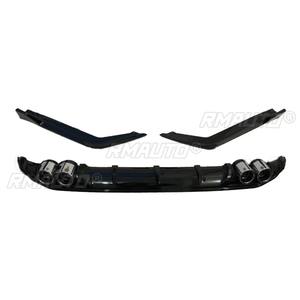 Corolla Rear Bumper Splitter Glossy Black Sport Style Rear Bumper <b>Diffuser</b> Guard <b>for</b> Toyota Corolla 2019-2022 <b>Car</b> Accessories - Product Image 6