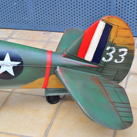 Avión de Combate de la Segunda Guerra Mundial, Modelo de Hierro Soldado Estilo Antiguo Curtiss 81A de 1941