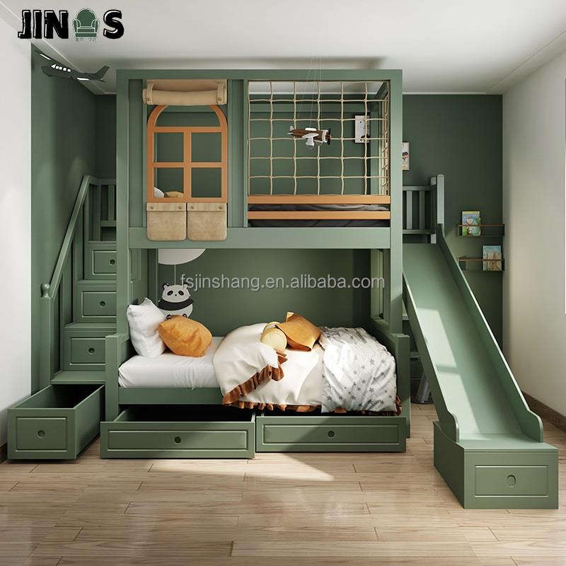 Best Selling Triple Bunk Bed Tier Metal Frame Modern Design - Main Image