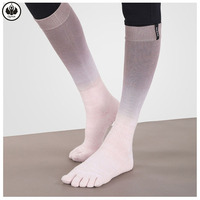 Chaussettes de compression sportives QUMOR à haute élasticité, antibactériennes et respirantes, avec logo antidérapant sur le bord, pour femmes