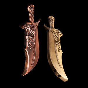 Phoenix a doppio taglio coltello opaco piccoli ornamenti realizzati in resina artigianale con i loro <span class=keywords><strong>disegni</strong></span> intricati e colori vivaci - Product Image 5