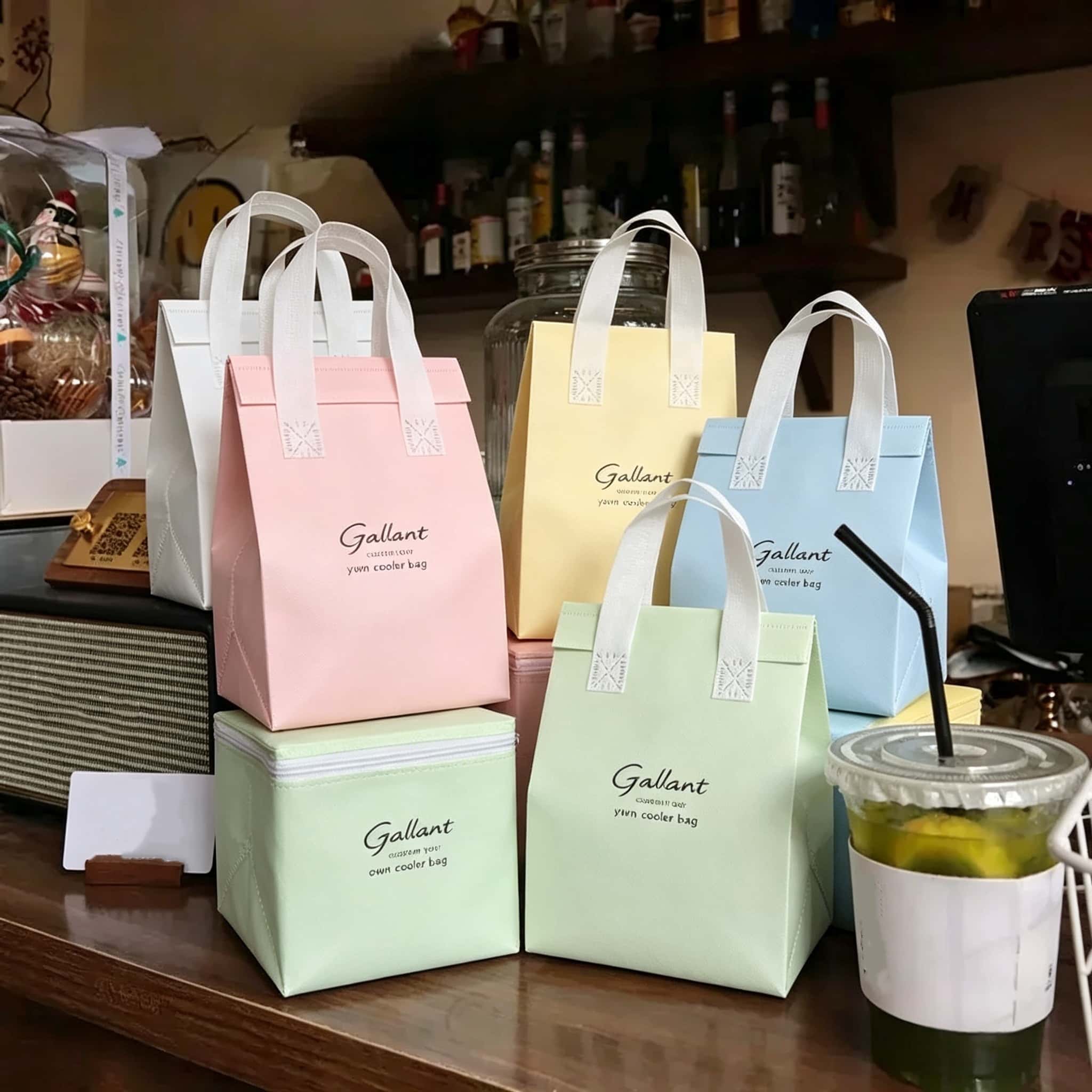 Wholesale Custom Logo Size Non Woven Aluminum Foil Thermal Insulation Heavy Duty Insulated Six Pack Cooler Bag