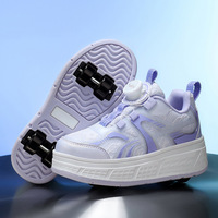 Patins à roulettes rétractables 2 en 1 de haute qualité à 4 roues pour enfants et adultes, pour le plaisir en plein air