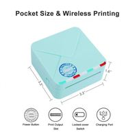 Phomemo M02S Printer Saku Mini Tanpa Tinta Thermal Portabel Nirkabel 300dpi Printer Foto Antarmuka USB Pencetakan Kertas Bergaya