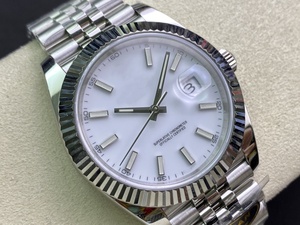 Reloj Mecánico de Lujo de Super Calidad, Resistente al Agua, 41 mm, Acero CFactory 904L, Movimiento 3235, 126-334, Correa Jubilee - Product Image 5