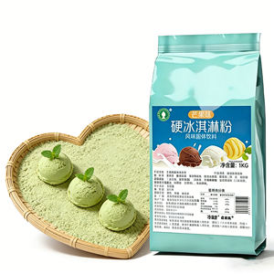 Poudre de crème glacée dure avec mélange de morceaux croustillants, substitut de crème non laitière en sachet, pour une crème glacée délicate importée - Product Image 1