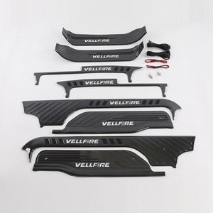 WZXD New Arrival Car LED <b>Door</b> Sill Guards Stainless Steel <b>Door</b> Sill <b>Plate</b> Exterior Accessories 2016 for - Product Image 1