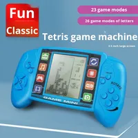 Console électronique portable rétro nostalgique pour enfants, classique transfrontalier pour le jeu Tetris
