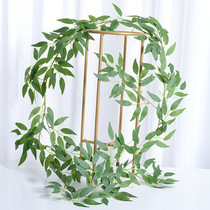 Feuilles de saule artificielles en soie, 100-200 cm, pour décoration de mariage et d'intérieur - Product Image 2
