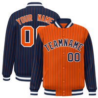 Jaket Varsity dengan Inisial dan Nama yang Dipersonalisasi, Jaket Baseball Kustom untuk Dewasa, Remaja, dan Anak-anak, Gaya Baseball