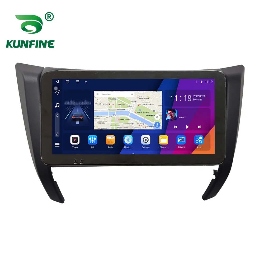Per NISSAN NAVARA/NP300/FRONTIER 10.33 pollici QLED schermo unità principale dispositivo doppio 2 Din autoradio navigazione GPS Android autoradio