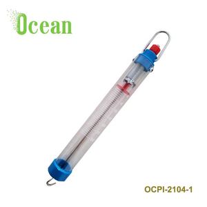 เครื่องชั่งแบบพกพา เครื่องชั่งสปริงอลูมิเนียม ไดนาโมมิเตอร์แบบสปริง 1N/100 กรัม พร้อมตะขอแขวน - Product Image 4