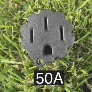 Protector de Enchufe para RV 30A 50A, Juego de Enchufes de Corriente para Exteriores con Adaptador de Puesta a Tierra - Product Image 4