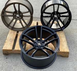 ล้อฟอร์จ 722auto: สีดำด้าน, ดีไซน์หลายรู, ขนาด <span class=keywords><strong>18</strong></span> - <span class=keywords><strong>24</strong></span> นิ้ว, 5*127 เหมาะสำหรับล้อรถแกรนด์เชโรกี ดูรังโก ไครสเลอร์ 300 - Product Image 4