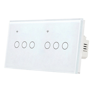 สวิตช์ผนังอัจฉริยะ Ubaro Wifi 4 ช่อง พร้อมคาปาซิเตอร์สำหรับไฟ LED ควบคุมผ่านแอพและเสียง ผลิตในจีน - Product Image 2