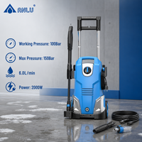 Nettoyeur haute pression industriel 2000W pour usage domestique et professionnel, nettoyeur de voitures à eau froide pour fenêtres et sols