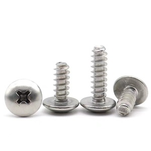 304 Stainless Steel Phillips Flat Head Self Tapping <b>Screws</b> Metric Right Hand Grade A2 70 For Metal Applications - Product Image 1