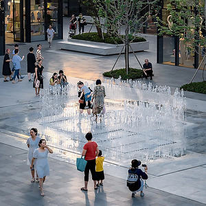 Çocuk oyun alanı zemin çeşme renk değiştirme su çeşmesi su özelliği açık - Product Image 3